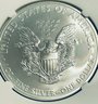 2012 S SILVER AMERICAN EAGLE $1 99.9 PERCENT FINE SILVER ROUND-SAN FRAN MINT-EARLY RELEASES -NGC GRADED -MS70