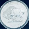LIBERTY BUFFALO 1 OZT .999 FINE SILVER ROUND COIN - IN CASE