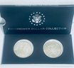 THE EISENHOWER DOLLAR COLLECTION - (2) 1971 EISENHOWER DOLLAR COINS IN DISPLAY BOX