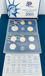 2003-S Proof Set U.S. Mint Original Government Packaging OGP - NON-SILVER