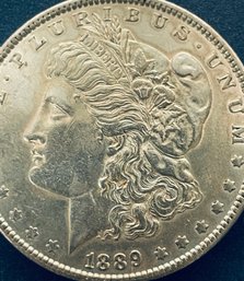 1889 MORGAN SILVER DOLLAR COIN