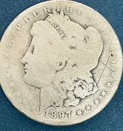 1897-O MORGAN SILVER DOLLAR COIN