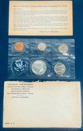 1965 US MINT 40 PERCENT SILVER PROOF SET - ORIGINAL ENVELOPE - INCLUDES 5 COINS