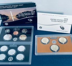 2016 UNITED STATES MINT SILVER PROOF COIN SET IN BOX