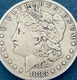 1883-O MORGAN SILVER DOLLAR COIN