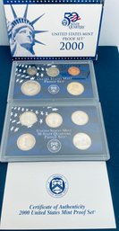 2000-S Proof Set U.S. Mint Original Government Packaging OGP - NON-SILVER