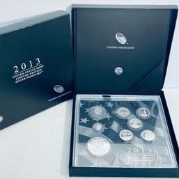 2013 UNITED STATES MINT LIMITED EDITION SILVER PROOF SET W/ BOX & COA - IN SEALED PLASTIC