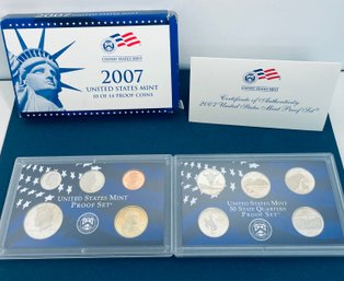 2007-S Proof Set U.S. Mint Original Government Packaging OGP - NON-SILVER