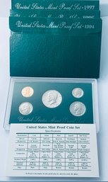 LOT(3) UNITED STATES PROOF SETS IN ORIGINAL BOXES- INCLUDES: 1994, 1995 & 1997