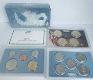 2010-S Proof Set U.S. Mint Original Government Packaging OGP - BOX IS DAMAGED