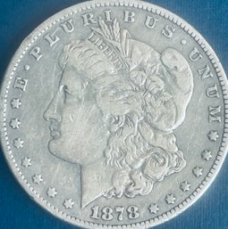1878- S MORGAN SILVER DOLLAR COIN