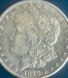 1878- S MORGAN SILVER DOLLAR COIN