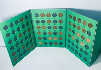 LOT (41) US LINCOLN MEMORIAL CENT PENNY COINS - 1960-1993 - IN UNITED STATES TREASURY COIN FOLDER