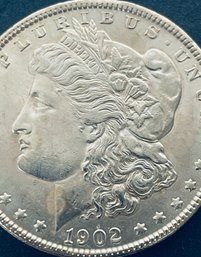 1902-O MORGAN SILVER DOLLAR COIN - BU / BRILLIANT UNCIRCULATED