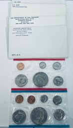 LOT (4) US MINT UNCIRCULATED COINS SETS - 1971, 1972, 1973 & 1974 - 48 COINS- P & D MINT