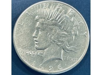 1926-S SILVER PEACE DOLLAR COIN