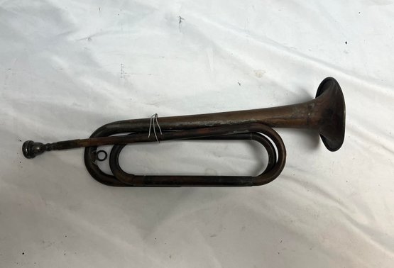Antique Brass/metal Bugle, Du-Rid Brand?