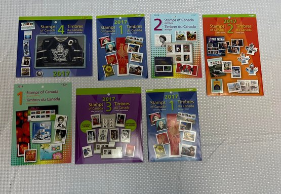 Lot Of Assorted Canadian Stamps, $250 Face Value