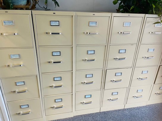 6 File Cabinets.  Great Condition And Ready To Get You Organized!