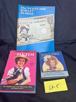 Vintage/antique Shirley Temple Books, Lot Of 3