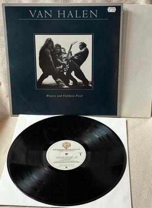 Van Halen Women And Children First Vinyl LP W/ Poster