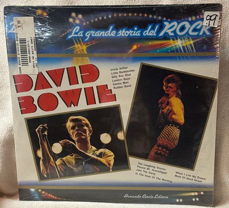 David Bowie La Grande Storia Del Rock Vinyl LP Still Sealed