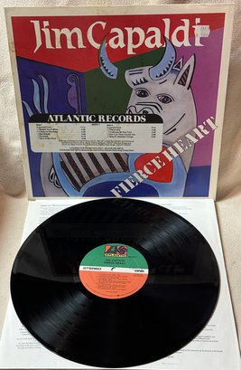 Jim Capaldi Fierce Heart Vinyl LP Traffic Promo