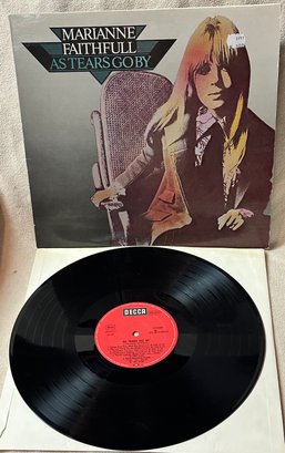 Marianne Faithfull As Tears Go By Vinyl LP