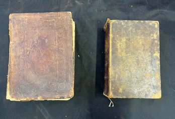 Two Antique (1830 And 1874) Holy Bibles With The Old And New Testaments Translated From The Original Tongues