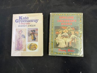 2 Vintage Books 1981 Kate Greenway A Biography By Rodney Engen And 1954 English Children's Books By Percy Mur