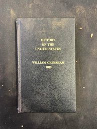 Antique 1839 History Of The United States By William Grimshaw