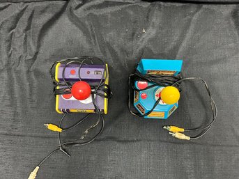 Vintage 2003-2004 Two Namco Ms. Pac Man And TV Games Video Game Systems
