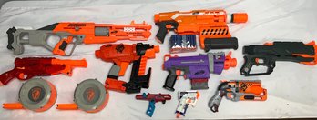 Lot Of Various Nerf Gun Toys And Styrofoam Nerf Darts