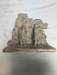 Small Standing Sculpture -- Made Of Stone, Israeli Artist According To Consignor