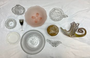 Lot Of Mystery Glass Items, Some Pictured