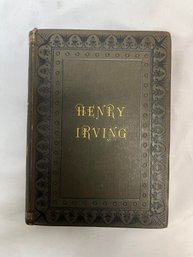 1883 Henry Irving A Short Account Of His Public Life By William Gottsberger