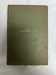 1935 'nine Plays' By Bernard Shaw, Including Mrs. Warren's Profession, Arms And The Man, Candida, Etc.