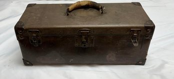Antique Leather Chest
