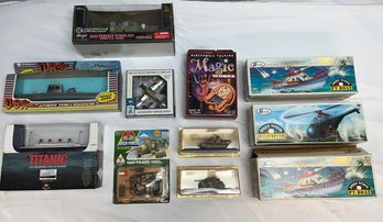 Vintage Children's Toys, Military Tanks, Plane, Helicopter, Kenner, Horsman Brands, Etc.