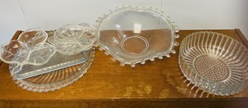 Assortment Of Glass Dishes - Great For Candy, Fruit And More!