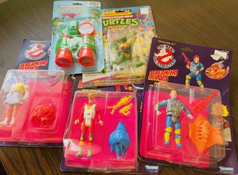 New Unopened In Original Packaging - Vintage Ninja Turtles And Ghost Busters And Other Action Figures