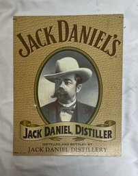 1998 Vintage Tin Jack Daniel's Distillery Poster, 12.5' X 16'