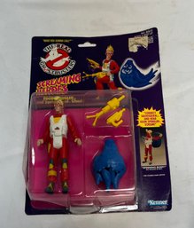 1986 Vintage Kenner The Real Ghostbusters Screaming Heroes Egon Spengler And Squidsqueal Ghost In Box