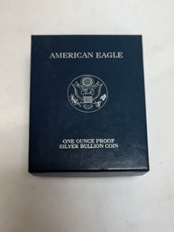 2006 American Eagle One Ounce Silver Proof Coin, 99.9 Percent Silver, With Certificate Of Authenticity