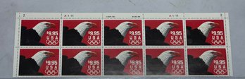 $99.50 Face Value!  Vintage 1991 USPS USA Olympics Stamps