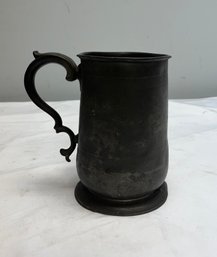 Antique Yates & Birch Quart Pewter Tankard