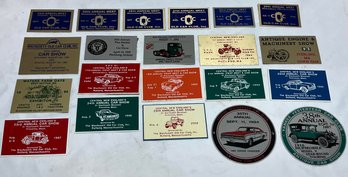 Vintage 1990s Car And Engine Meet/show Placards