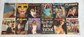 1974-1985 Vintage Collection Of Playboy Magazines