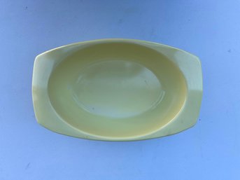 Vintage Set Of Four Yellow Prolon Serving Dishes