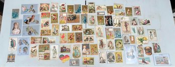 Lot Of Assorted Vintage Cards And Prints